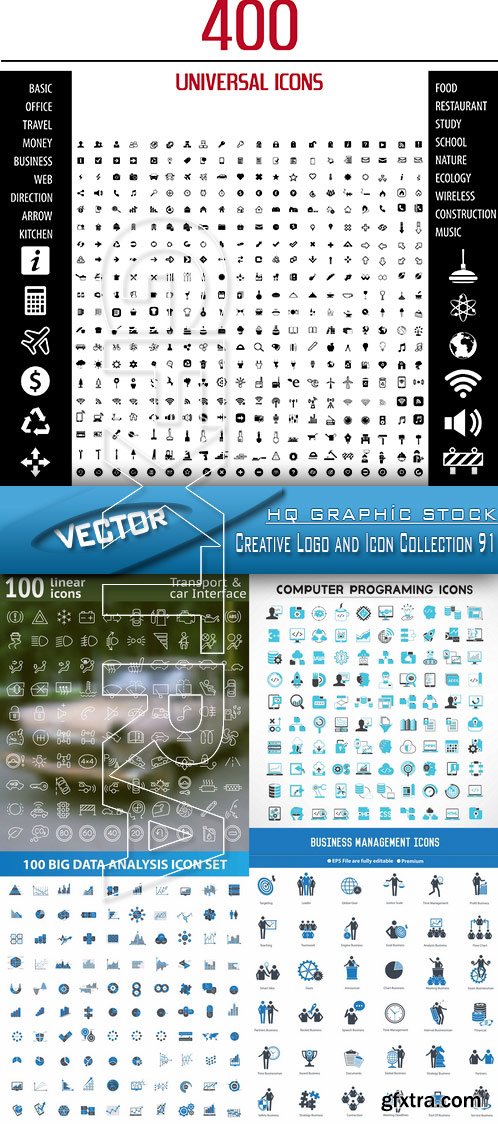 Stock Vector - Creative Logo and Icon Collection 91