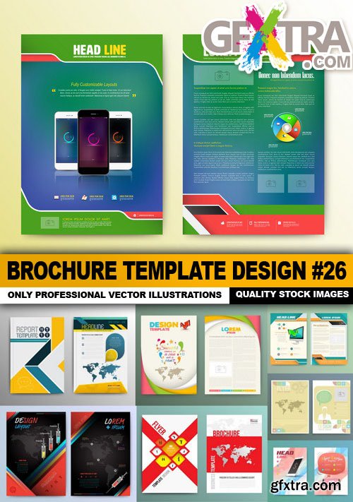 Brochure Template Design #26 - 25 Vector