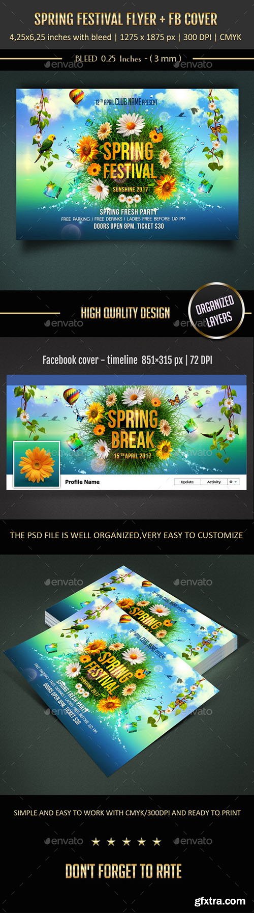 GraphicRiver - Spring Festival Flyer 10629889