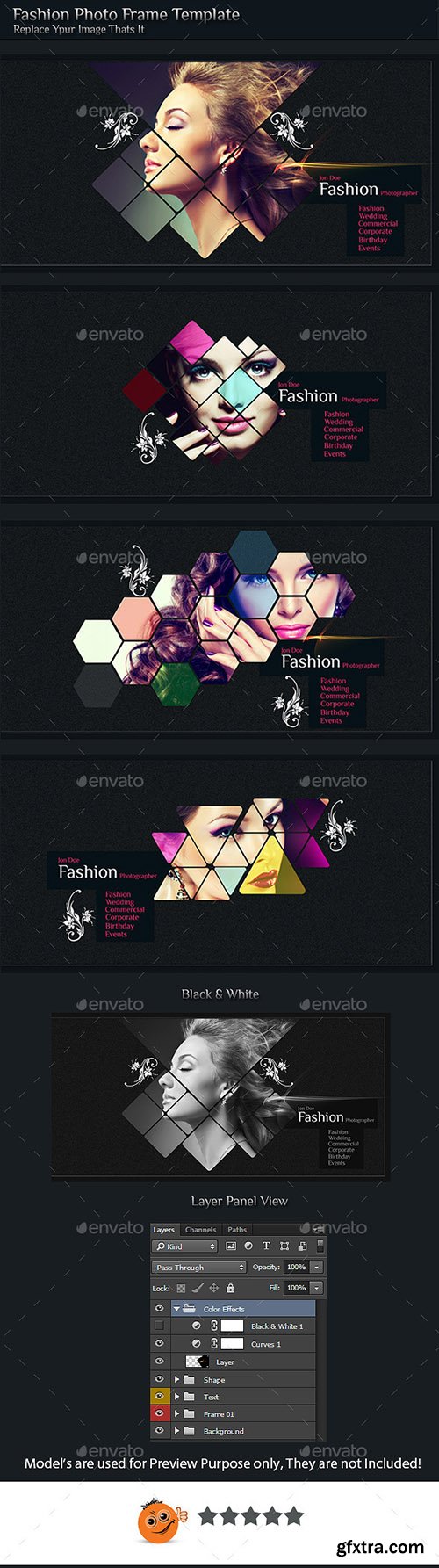 GraphicRiver Fashion Photo Frame Template 10683145