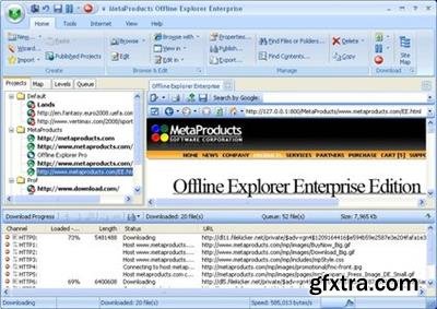 MetaProducts Offline Explorer Enterprise v6.9.4198 SR3 (+ Portable)