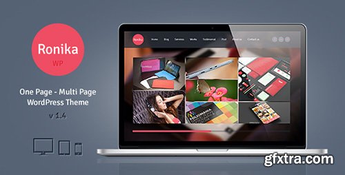 ThemeForest - Ronika v1.4 - One Page/Multi Page WordPress Theme