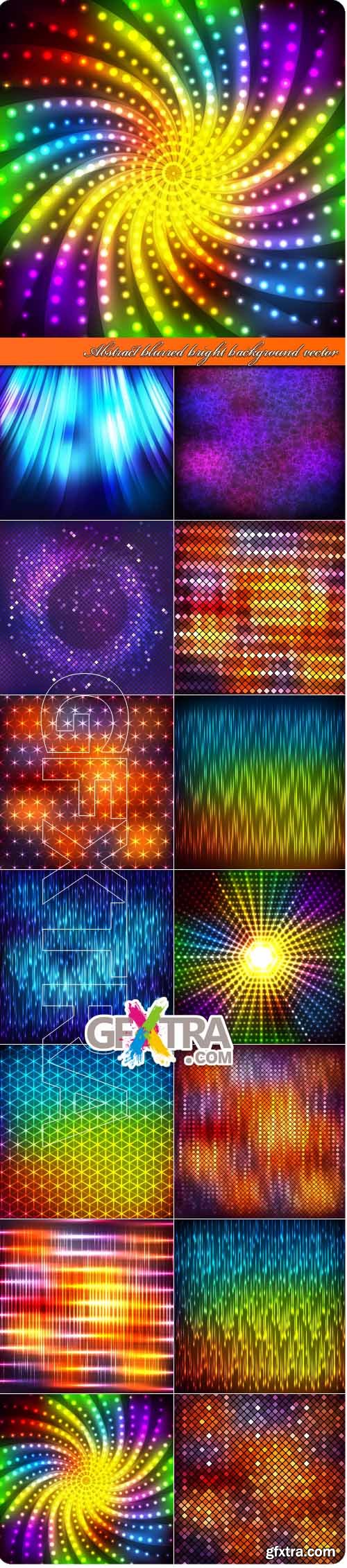 Abstract blurred bright background vector