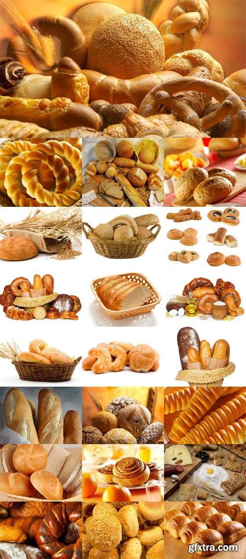 Bakery products raster graphics