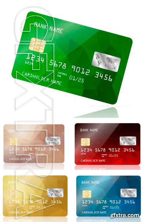 Stock Vectors - Realistic detailed credit card