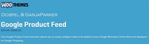 WooThemes - WooCommerce Google Product Feed v4.0