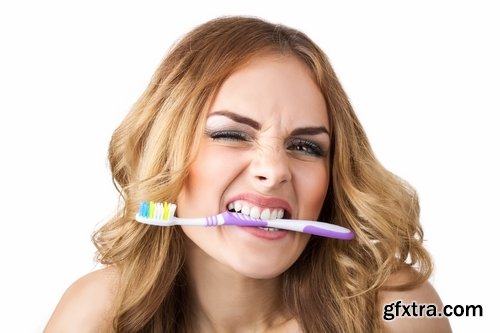 Collection brushing teeth toothpaste brush clean teeth mouth smile 25 HQ Jpeg