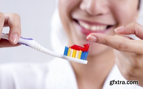 Collection brushing teeth toothpaste brush clean teeth mouth smile 25 HQ Jpeg