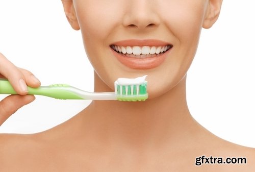 Collection brushing teeth toothpaste brush clean teeth mouth smile 25 HQ Jpeg