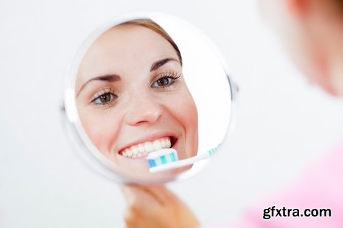 Collection brushing teeth toothpaste brush clean teeth mouth smile 25 HQ Jpeg