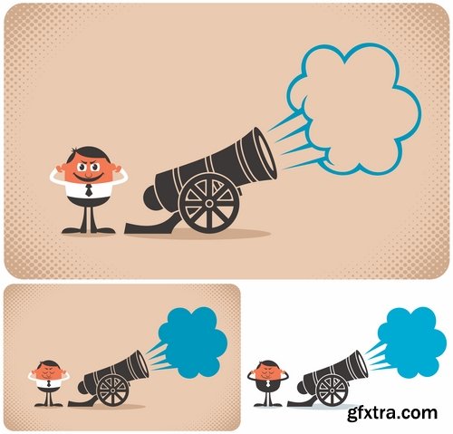 Collection of vector vintage Cannon picture 25 Eps