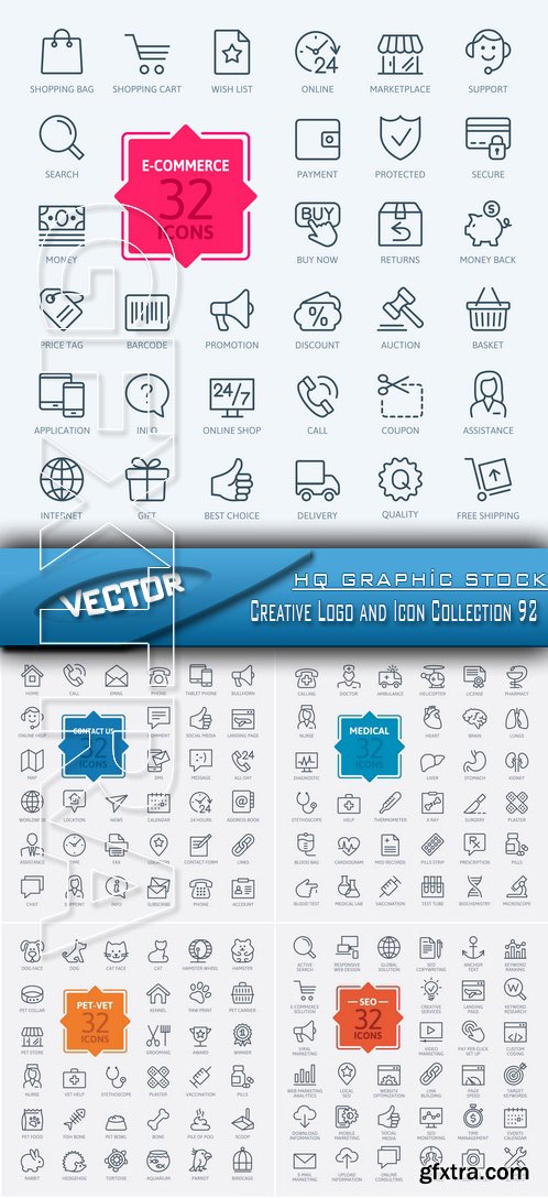 Stock Vector - Creative Logo and Icon Collection 92