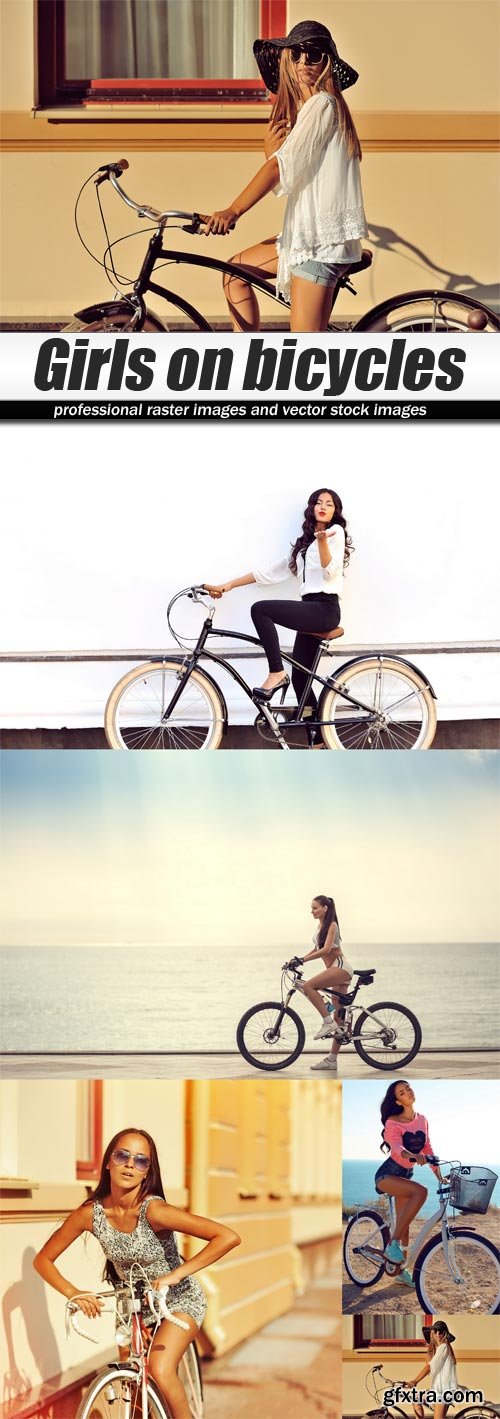 Girls on bicycles