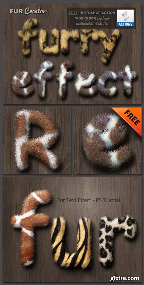 Photoshop Action - Fur Creator