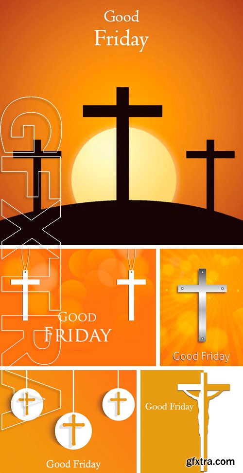 Stock Vectors - Good Friday background concept with Illustration of Jesus cross