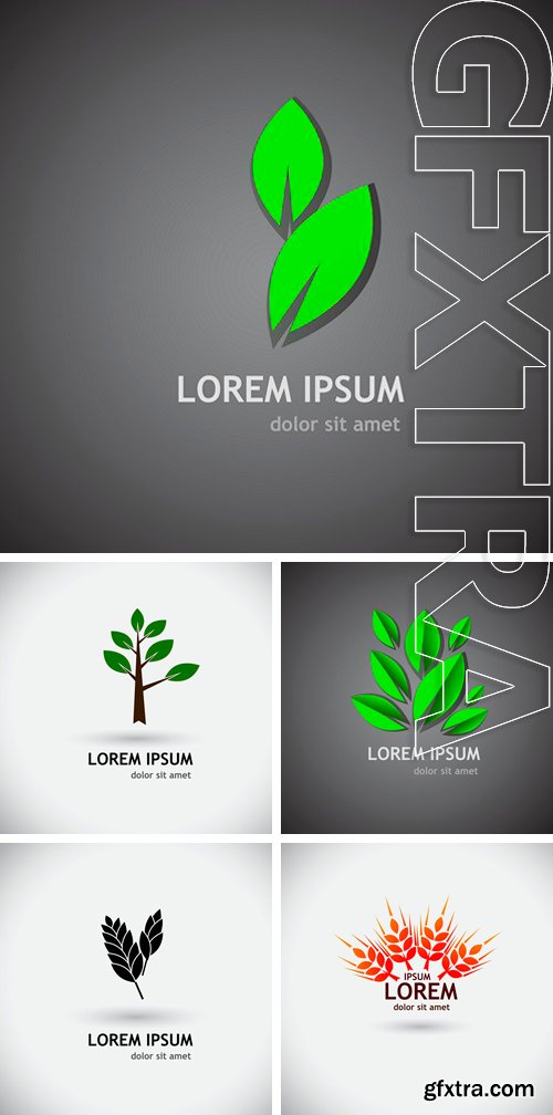 Stock Vectors - Logo green leaves