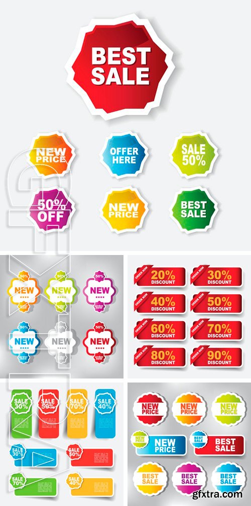 Stock Vectors - Sale label and sticker