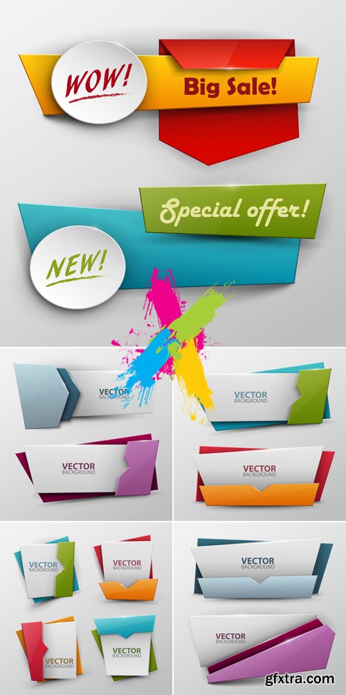 Modern Banners Vector