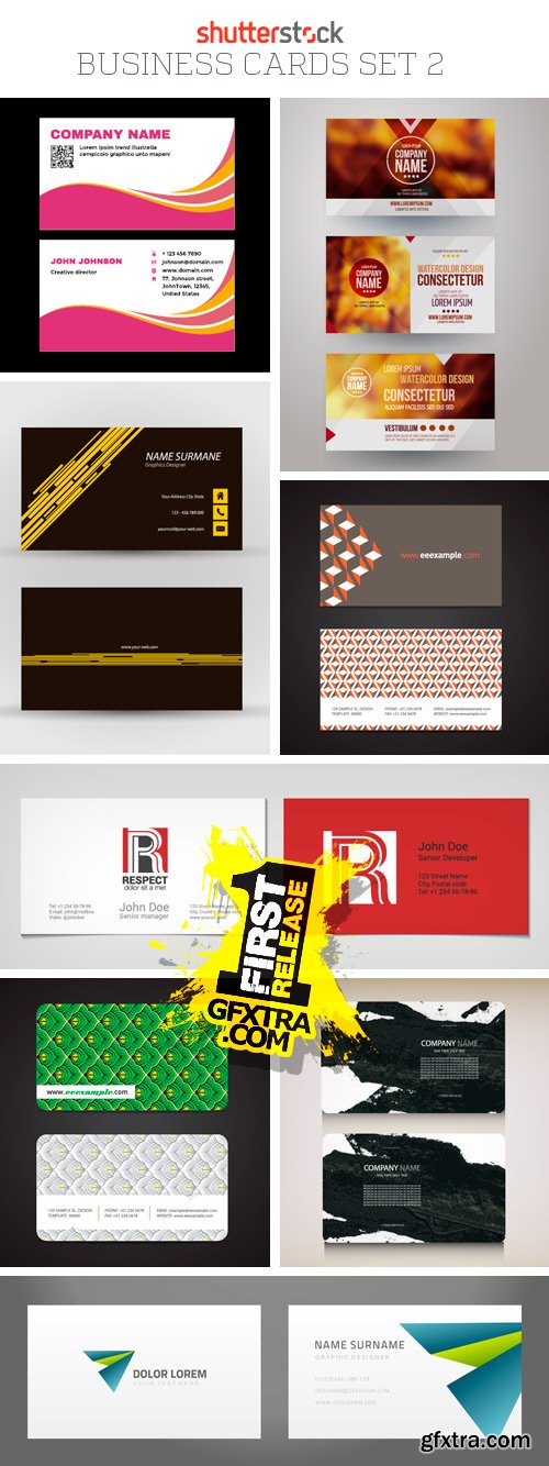 Amazing SS - Business Cards Set 2, 25xEPS