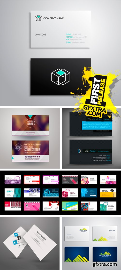 Amazing SS - Business Cards Set 2, 25xEPS