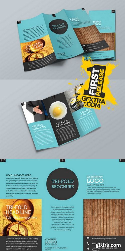 Simple Trifold Brochure Design - CM 235092