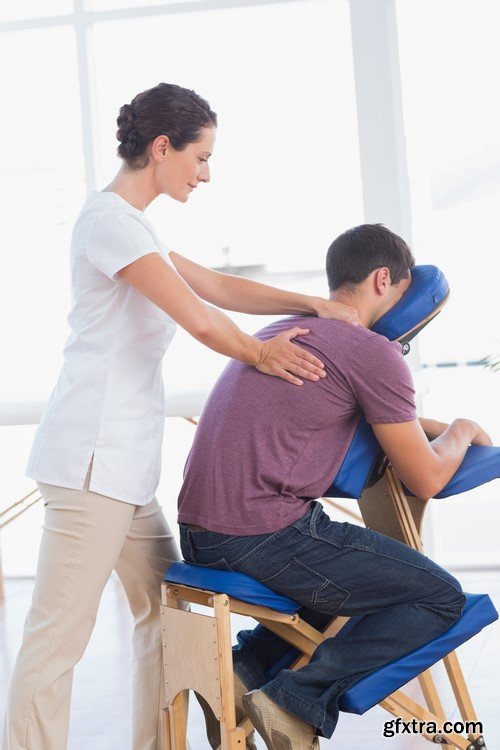 Therapeutic massage in medical office 6x JPEG