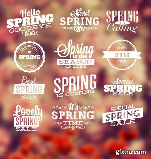 Spring Vector Designs - 15x EPS