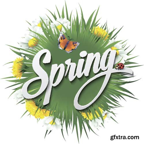 Spring Vector Designs - 15x EPS