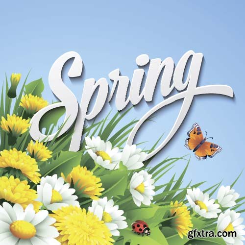 Spring Vector Designs - 15x EPS