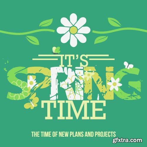 Spring Vector Designs - 15x EPS