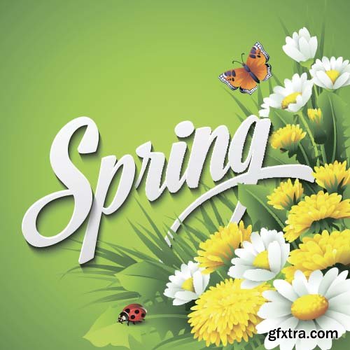 Spring Vector Designs - 15x EPS