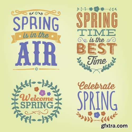 Spring Vector Designs - 15x EPS