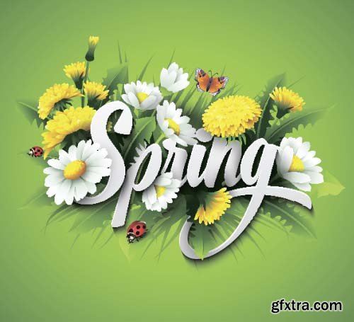 Spring Vector Designs - 15x EPS