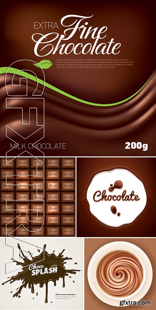 Stock Vectors - Chocolate 4