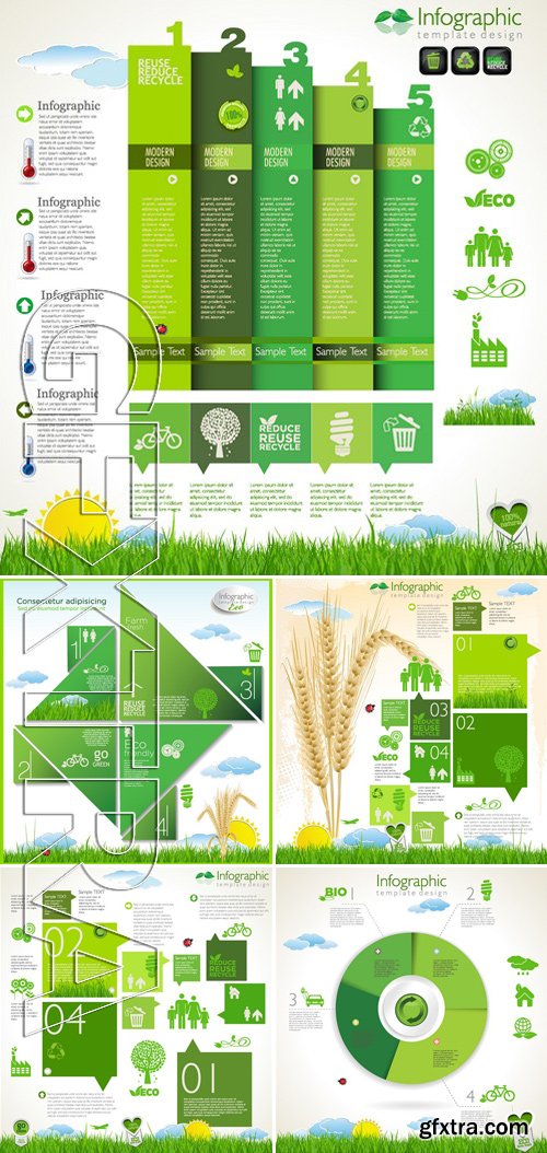 Stock Vectors - Ecology template