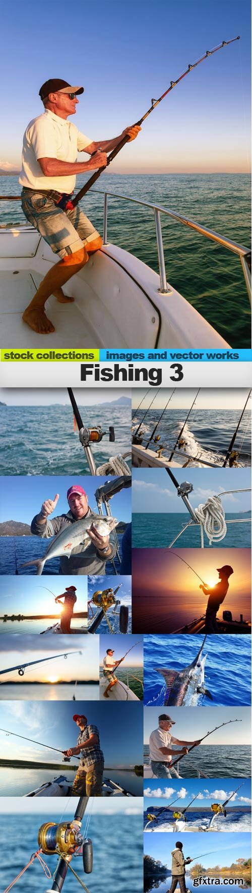 Fishing 3, 15 x UHQ JPEG