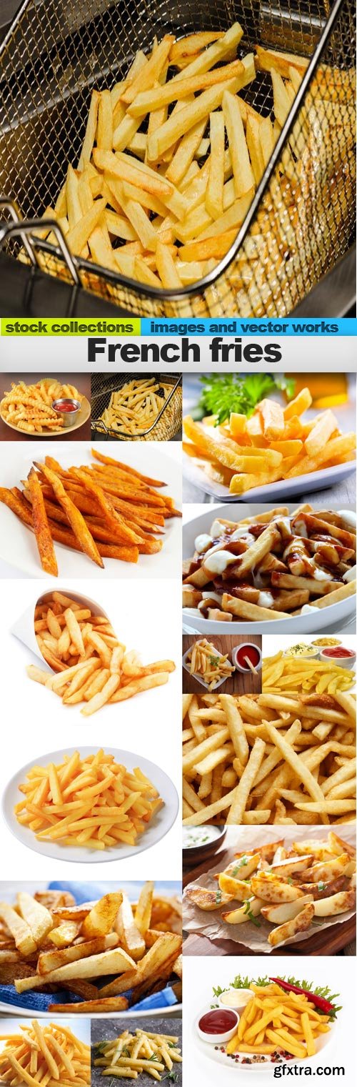 French fries, 15 x UHQ JPEG