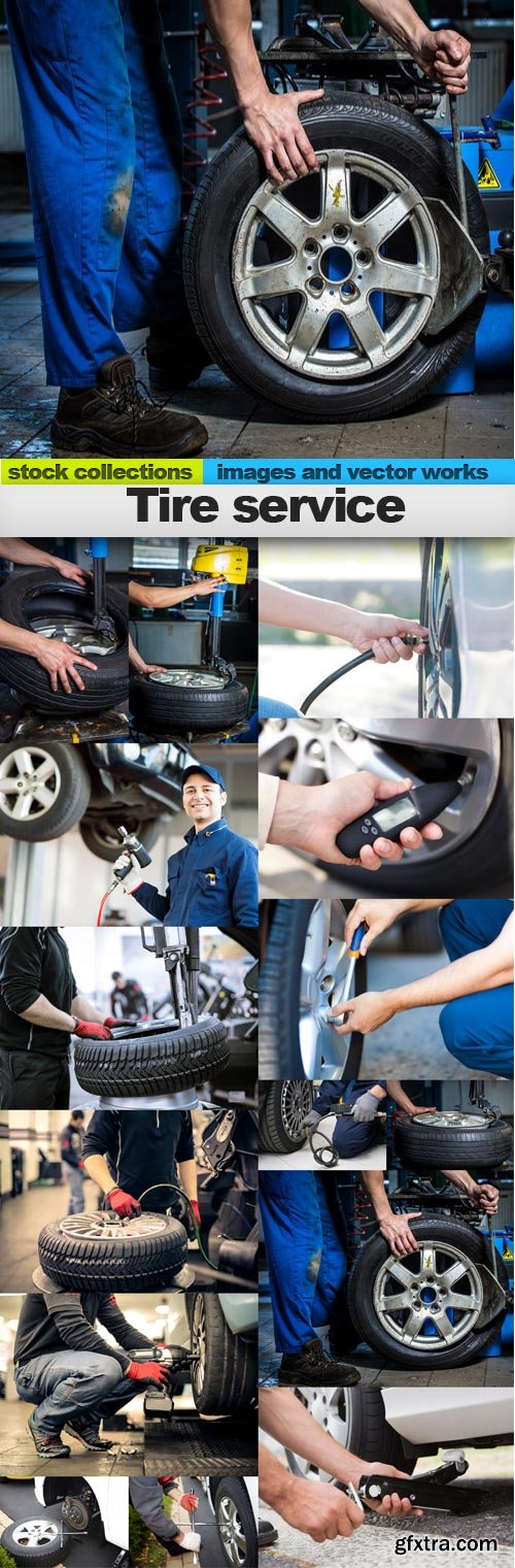 Tire service, 15 x UHQ JPEG