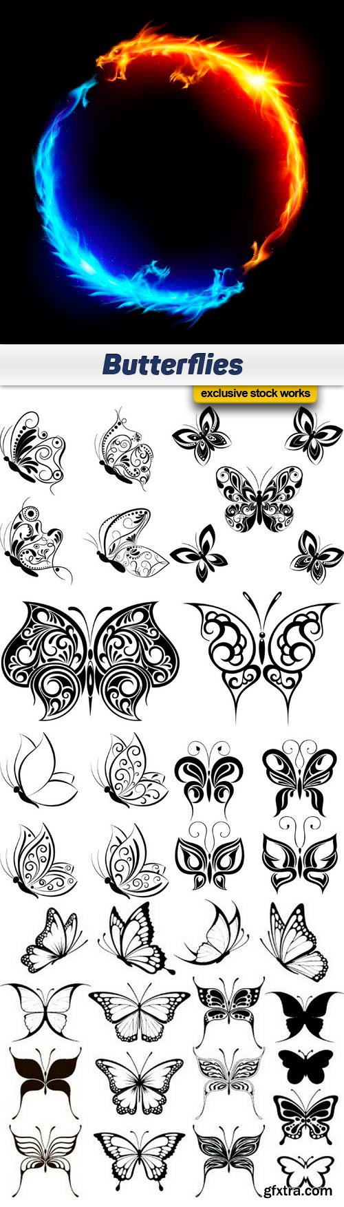 Butterflies 8x EPS