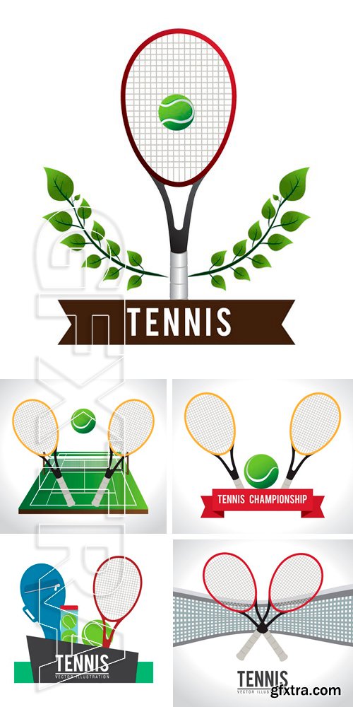 Stock Vectors - Tenis design over white background, vector illustration