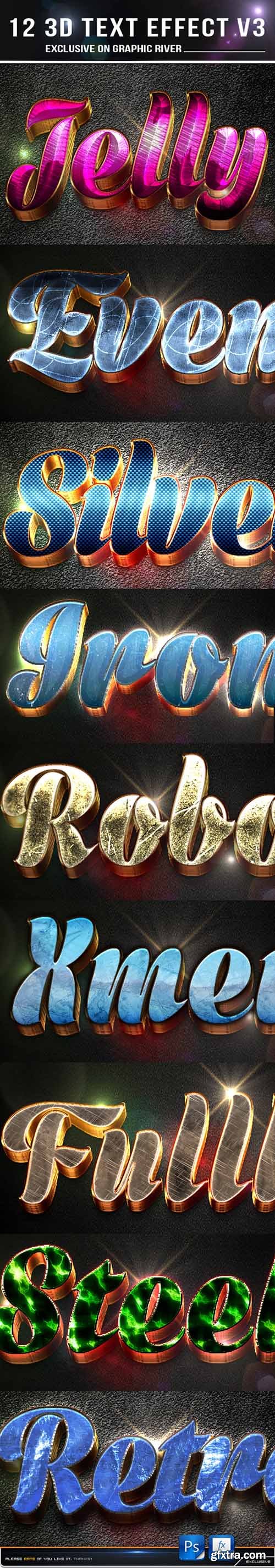 GraphicRiver - 12 3d Text Effect v4 10938614