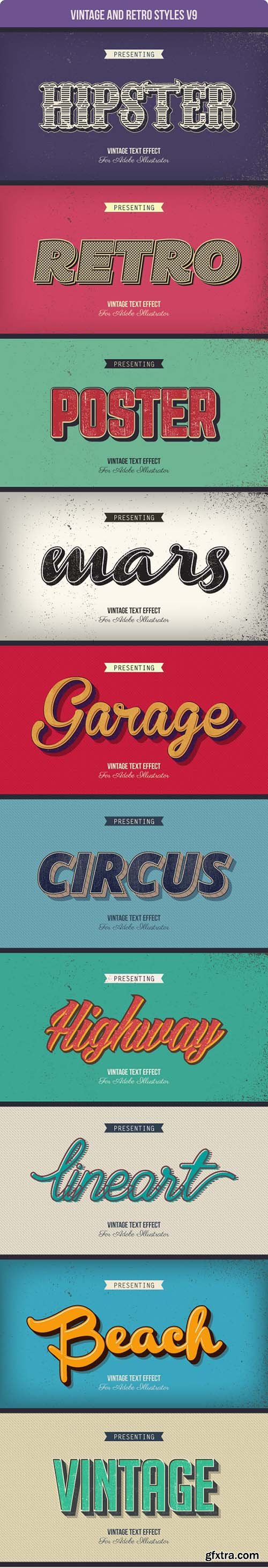 Graphicriver Vintage and Retro Styles V9 10981418