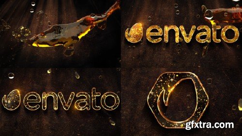 VideoHive - Liquid Gold Logo 10914676