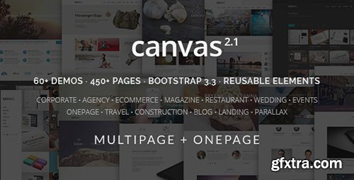 ThemeForest - Canvas v2.1 - The Multi-Purpose HTML5 Template - FULL