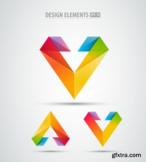 Stock Vector - Abstract Quality Logo Elements, 40EPS