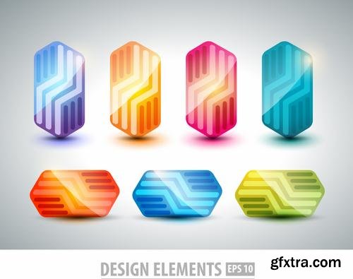 Stock Vector - Abstract Quality Logo Elements, 40EPS