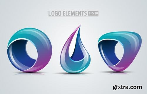 Stock Vector - Abstract Quality Logo Elements, 40EPS