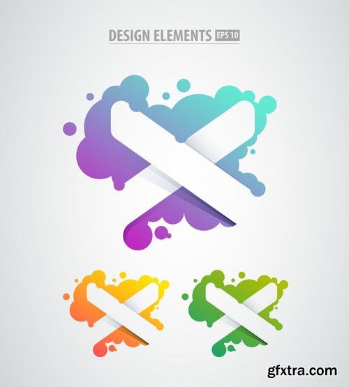 Stock Vector - Abstract Quality Logo Elements, 40EPS