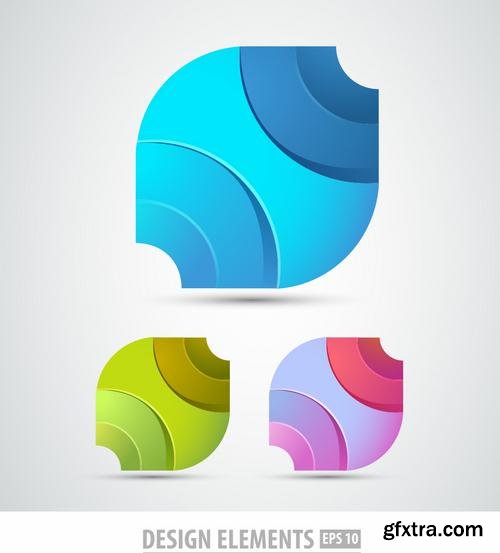 Stock Vector - Abstract Quality Logo Elements, 40EPS