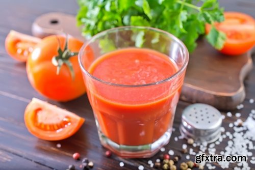 Collection of tomato juice and tomato vegetable 25 HQ Jpeg